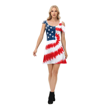 Elegant 4th of July Dress