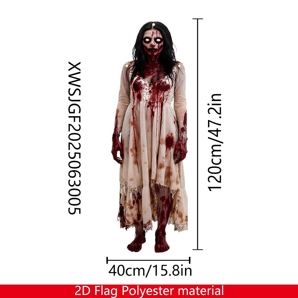 Bloody Zombie Door Banner