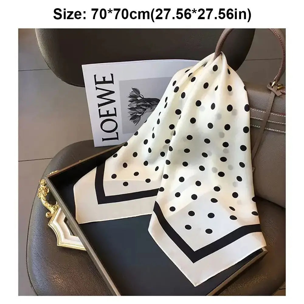 Elegant Square Silk Scarf