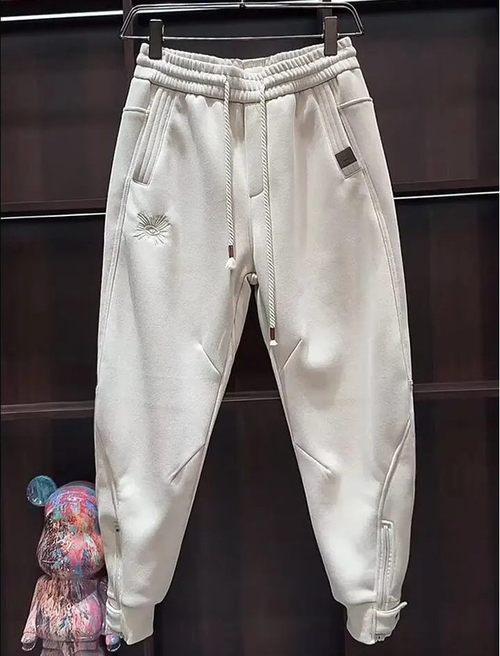 Wide jogger sweatpants