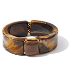 Acrylic Gold Bangle Set
