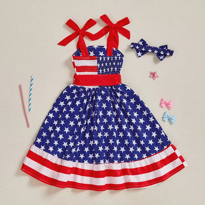 American Flag Ruffle Outfit