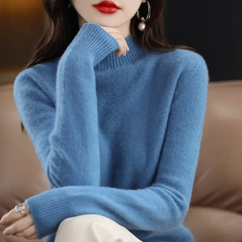 Basic Half-High Collar Sweater
