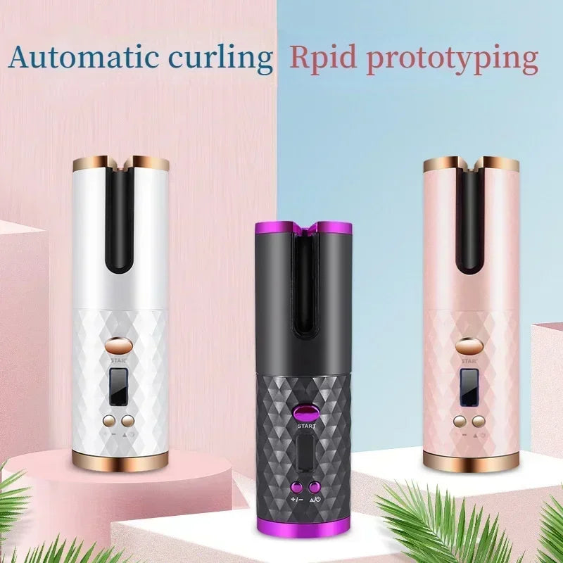 Wireless Ceramic Hair Curler