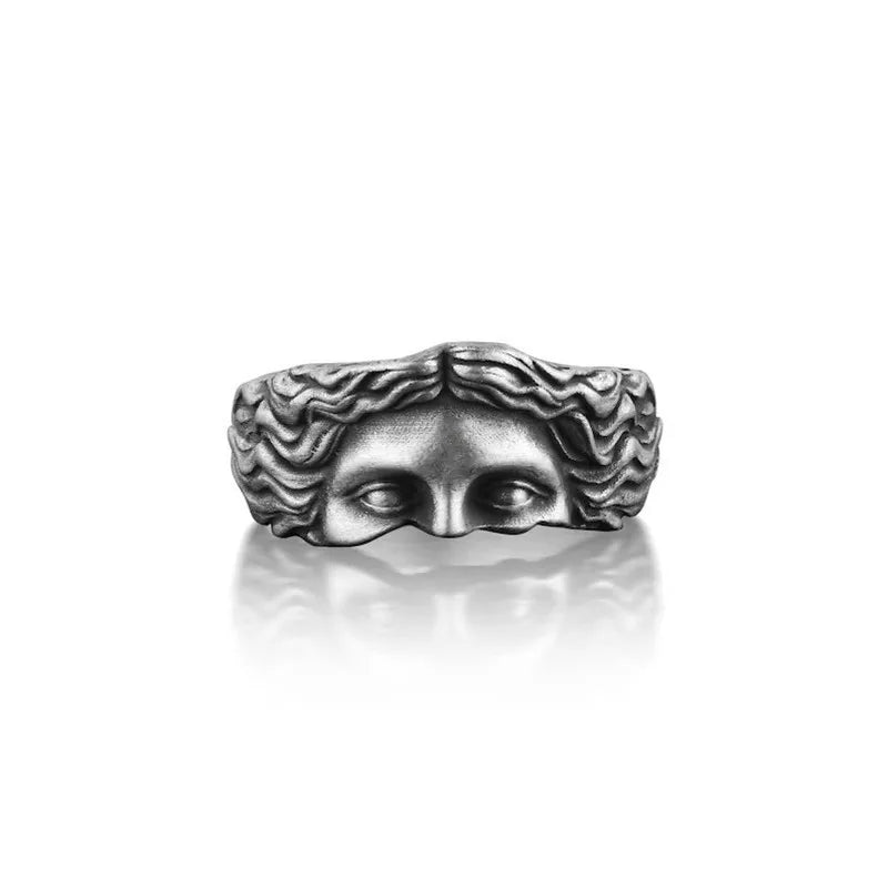 Venus Mask Adjustable Ring