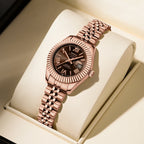 Elegant Gold Quartz Women’s Watch