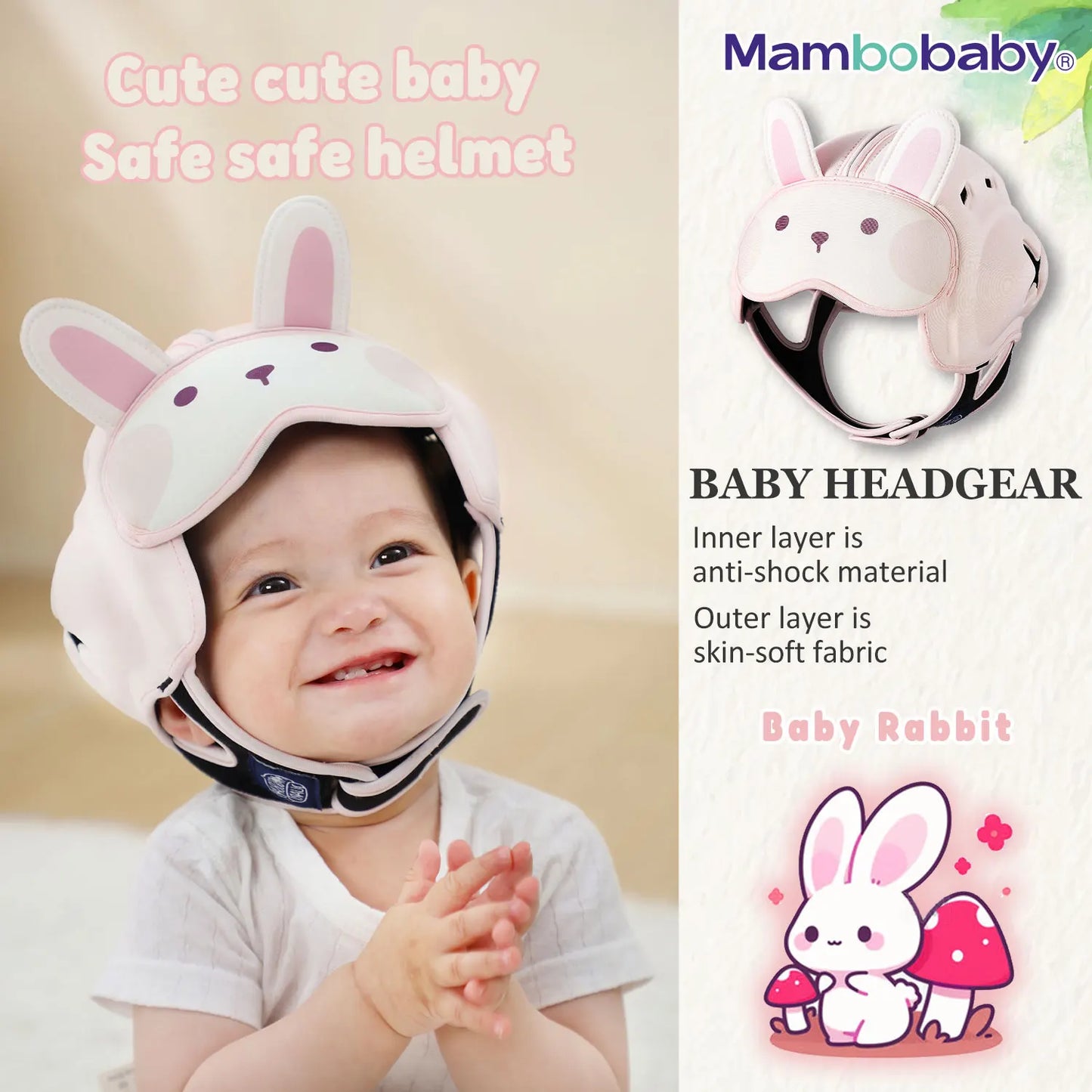 Mambobaby Safe Baby Helmet