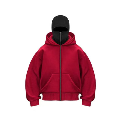 Double Hooded Balaclava Hoodie