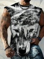 Retro Motorcycle Graphic Vest