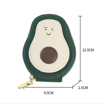 Cute PU Avocado Wallet