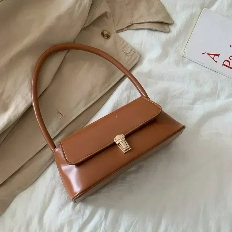 PU Saddle Shoulder Bag