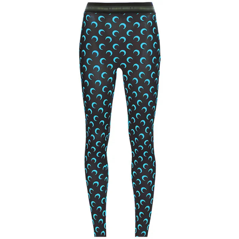 Thin Seamless Printed Leggings