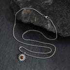 Vnox Sunflower Pendant Necklace
