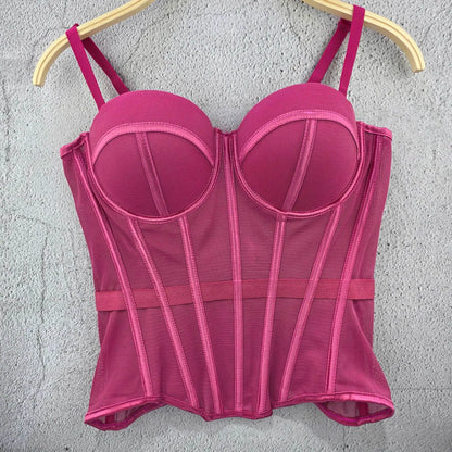 Transparent Mesh Sexy Corset