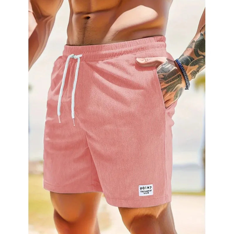 Corduroy Sweatpants Beach Shorts