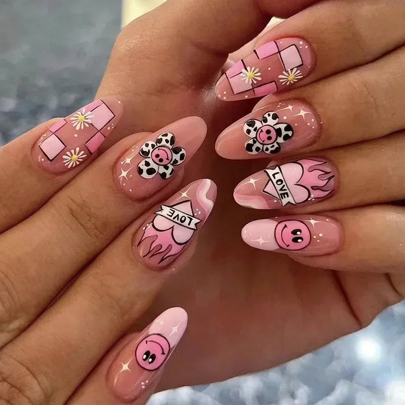 Finished False Nails Detachable Long