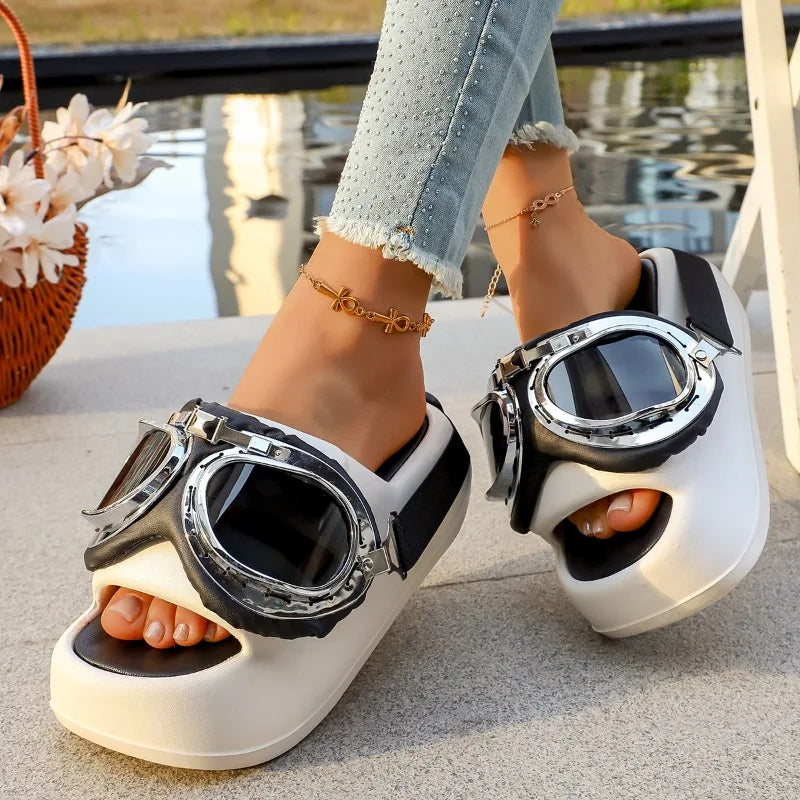 Women Thin Heel Summer Slippers