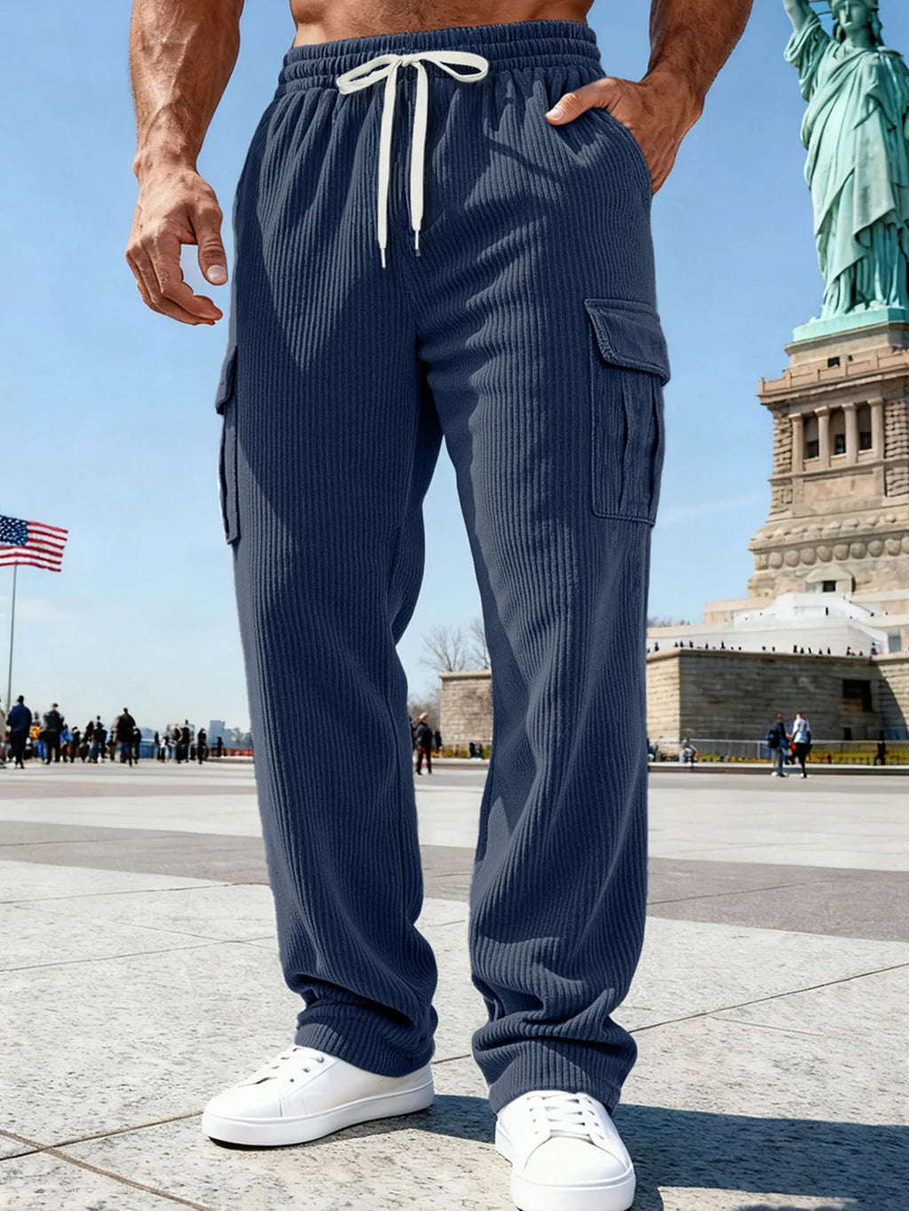Loose Wide Leg Safari Pants