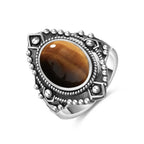 Intgem Labradorite Moonstone Ring