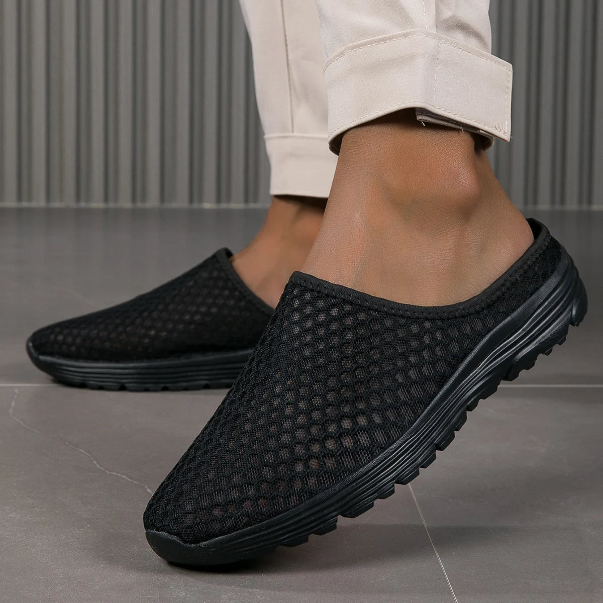 Air Mesh Lazy Slides
