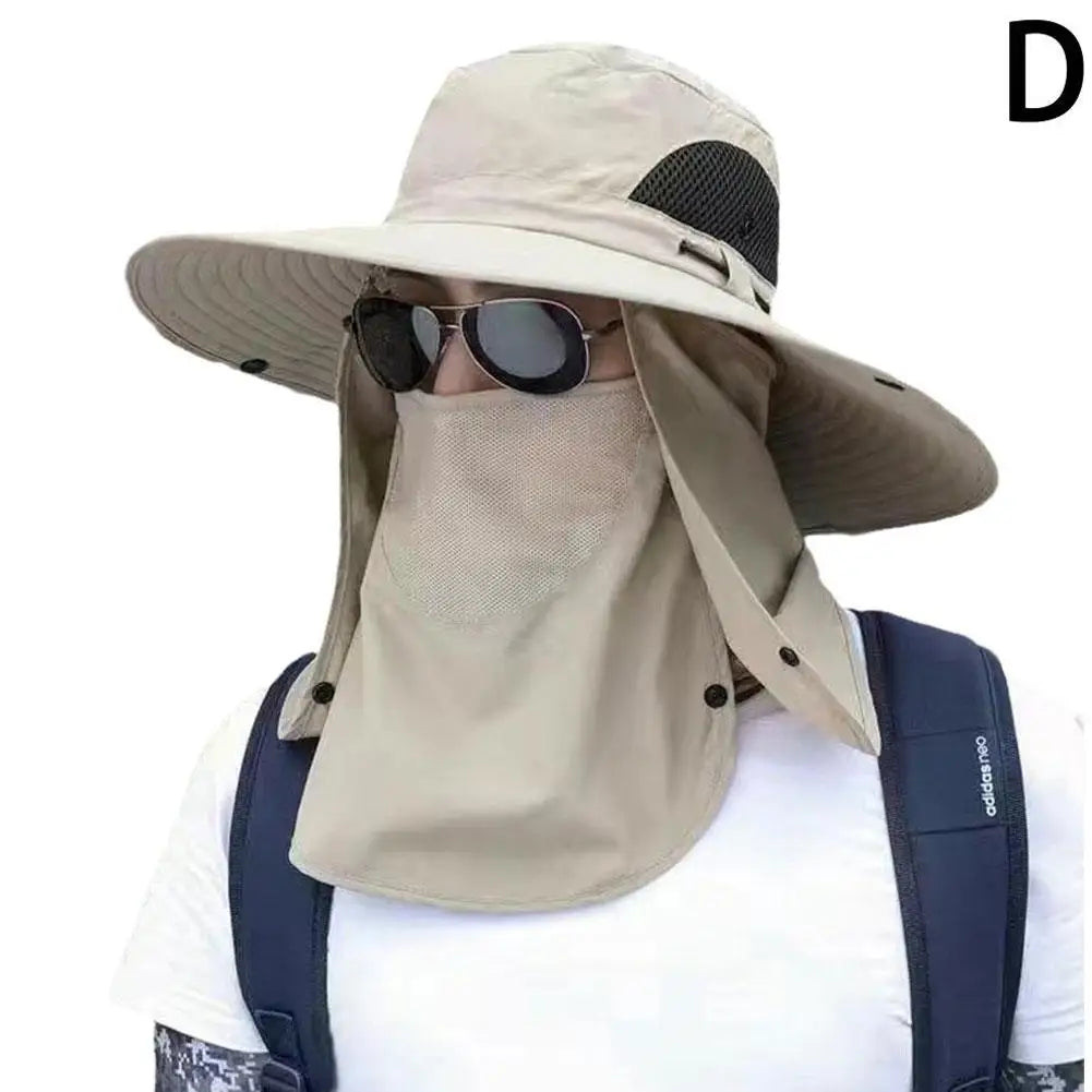 Detachable Face Cover Hat