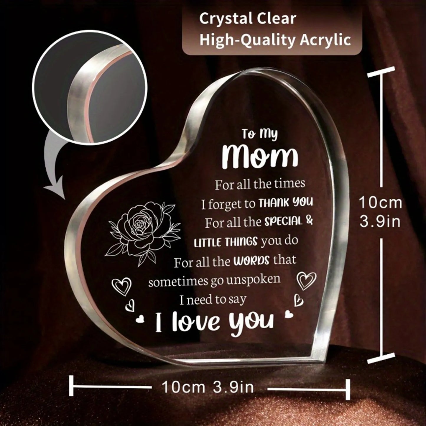 Mother’s Day Heart Plaque