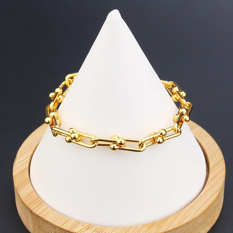 Simple Style Chain Bracelet