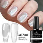 Moonlight Cat Magnetic Gel Nail