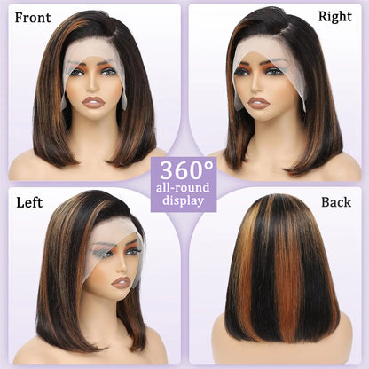 High Density Straight Human Hair Wigs