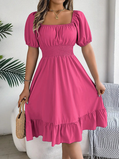 Women's Elegant Ruffle Dress