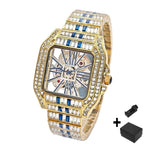 UNIGUET Hip-Hop Diamond Quartz Watch