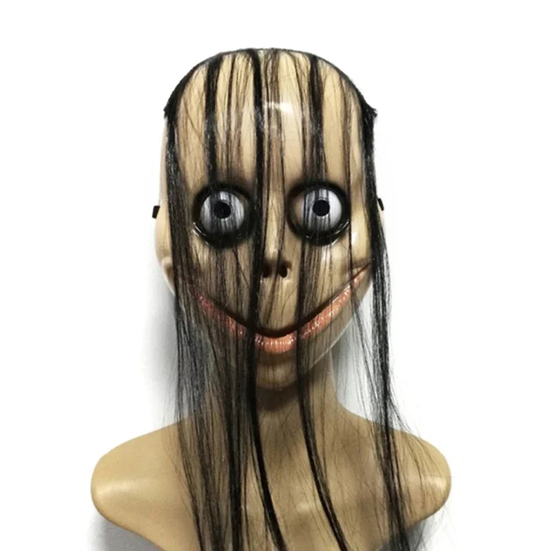 Long-Haired Horror Ghost Mask