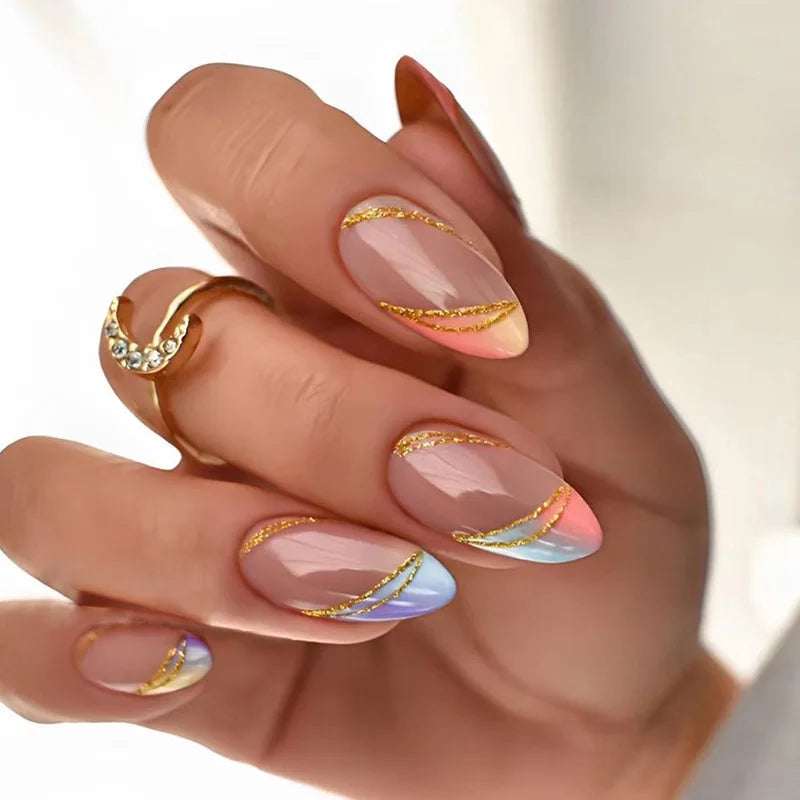 Finished False Nails Detachable Long