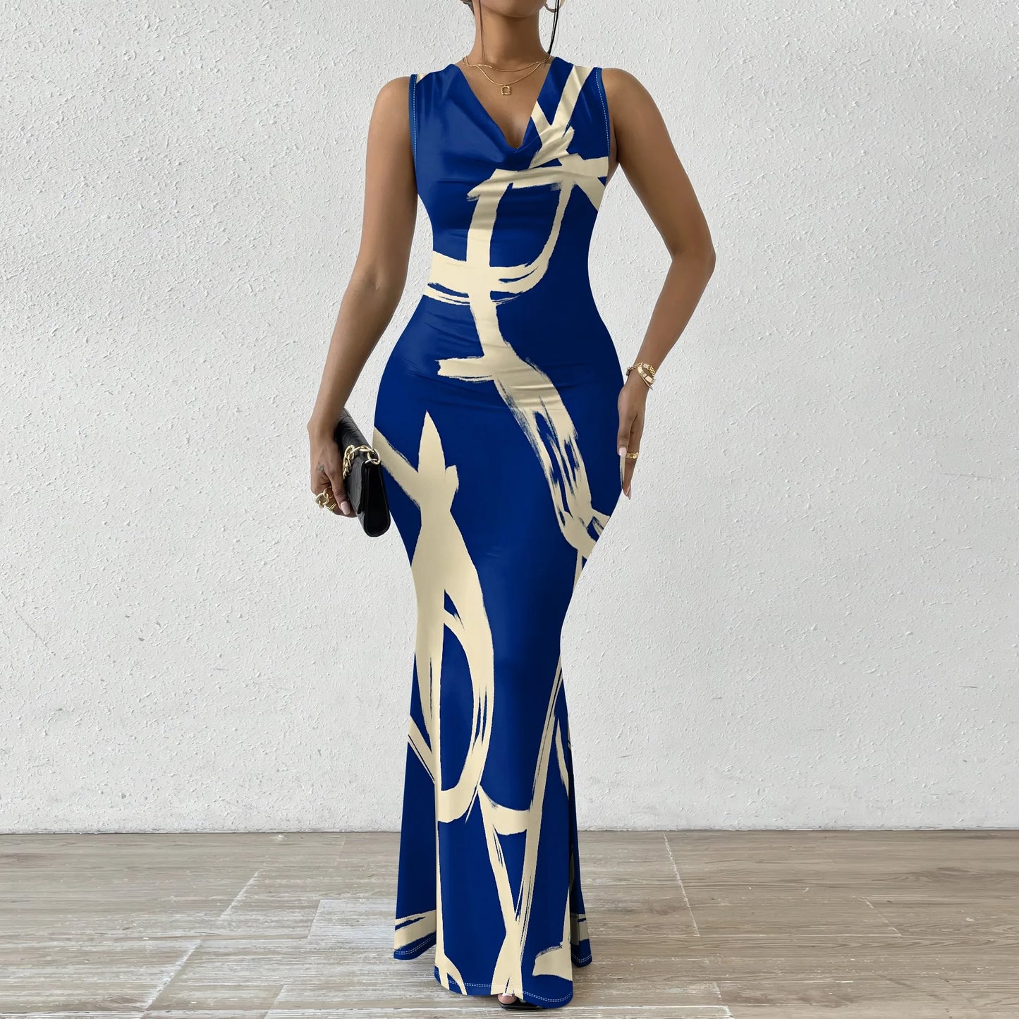 Summer Mermaid Maxi Dress