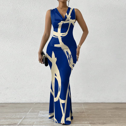 Summer Mermaid Maxi Dress