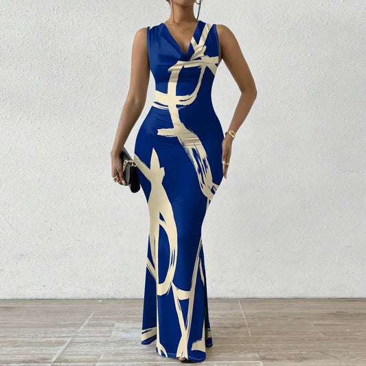 Summer Mermaid Maxi Dress