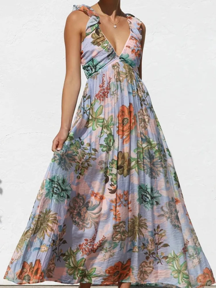 Bohemian Holiday Maxi Dress
