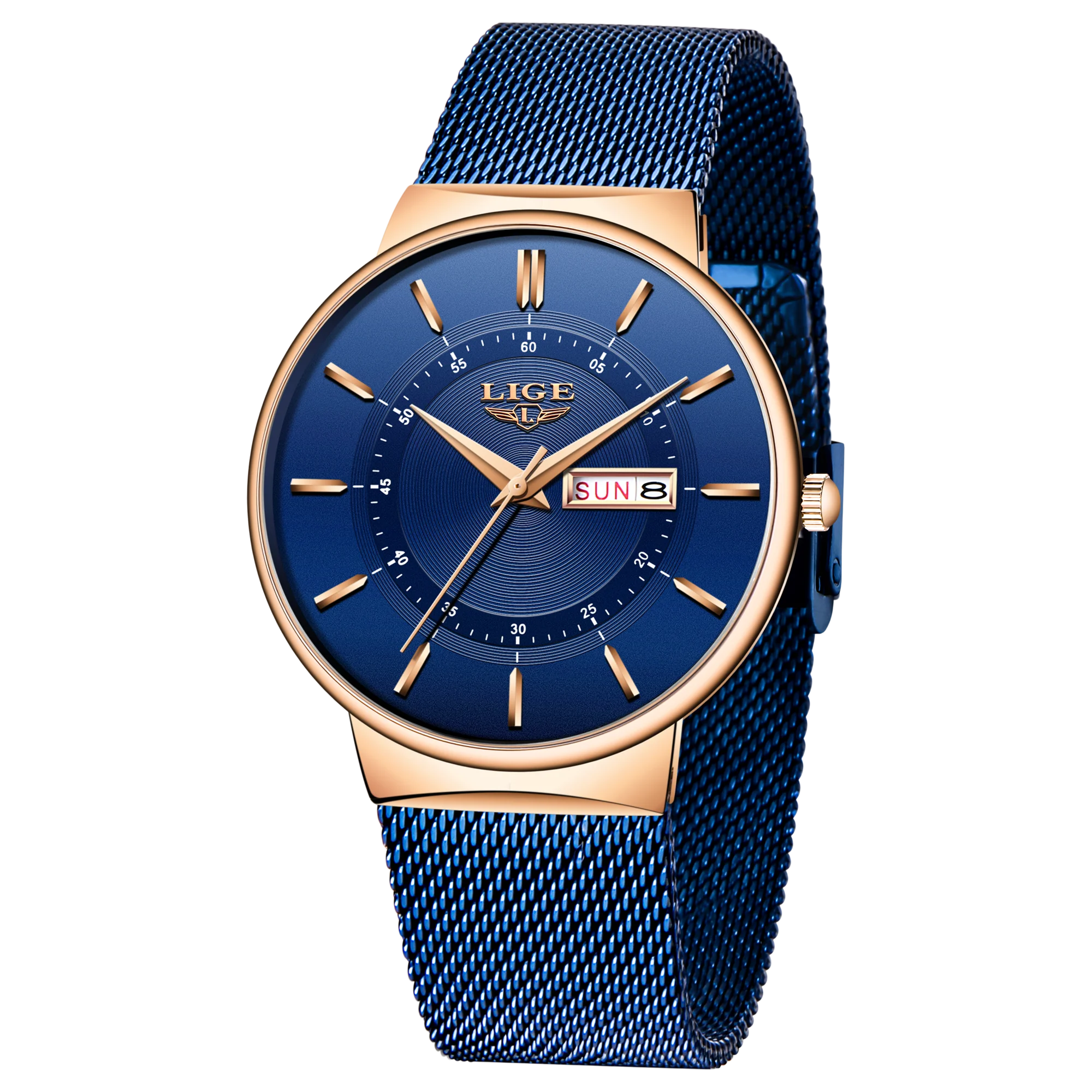 LIGE Ultra-Thin Steel Quartz Watch