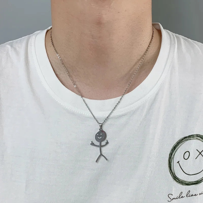 Graffiti Character Punk Necklace
