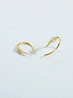 Sterling Silver Huggie Earrings