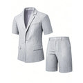 KIDWHXR British Slim Summer Suit Set