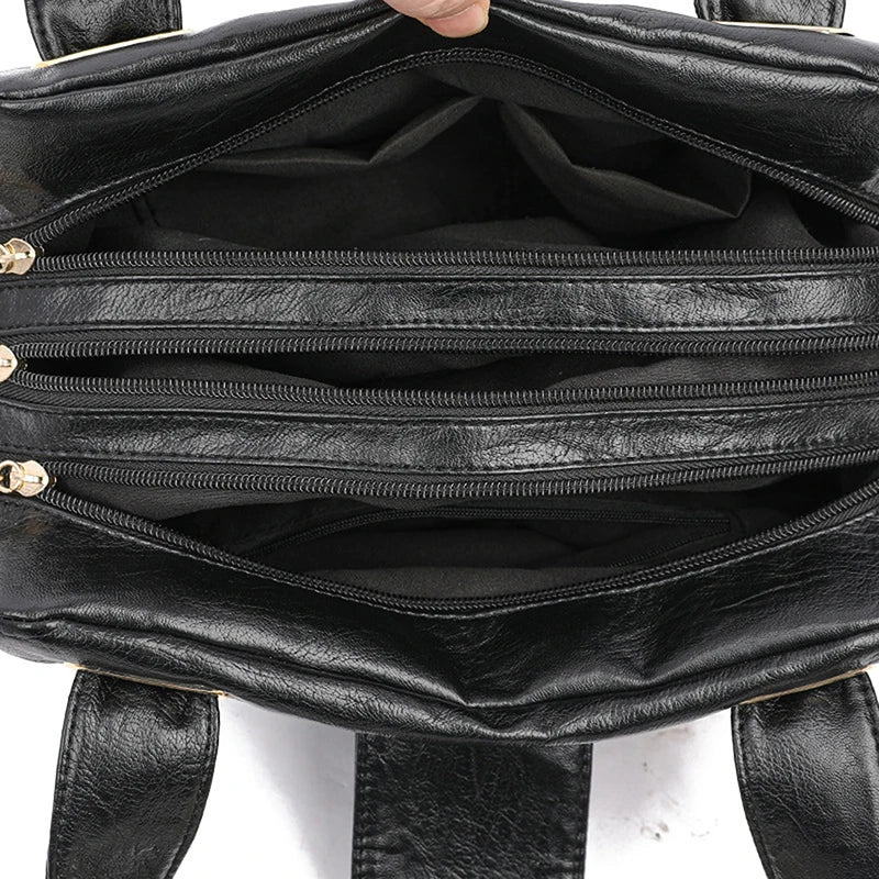 Elegant PU Boston Bag