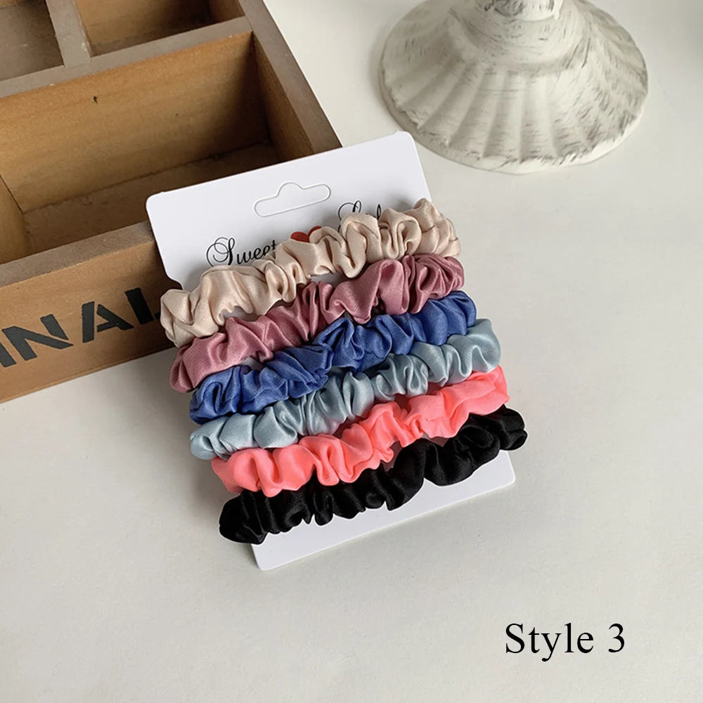 Satin Scrunchie Set