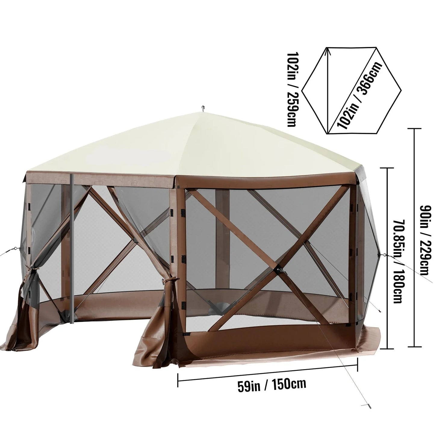Pop-up Camping Gazebo Tent