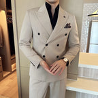 Italian Double-Breasted Luxury Tuxedo