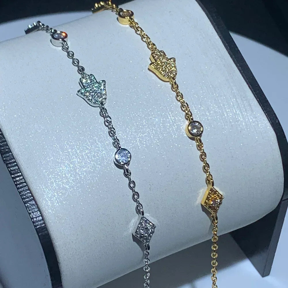 Evil Eye Charm Link Bracelet