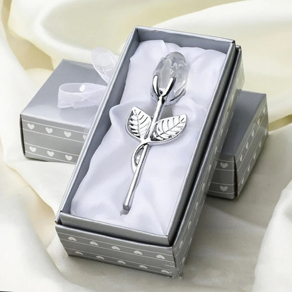 Artificial Crystal Rose Flower
