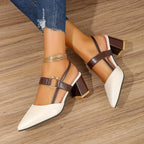 Elegant Mary Jane Block Pumps