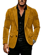 Suede Texture Notch-Lapel Sport Coat