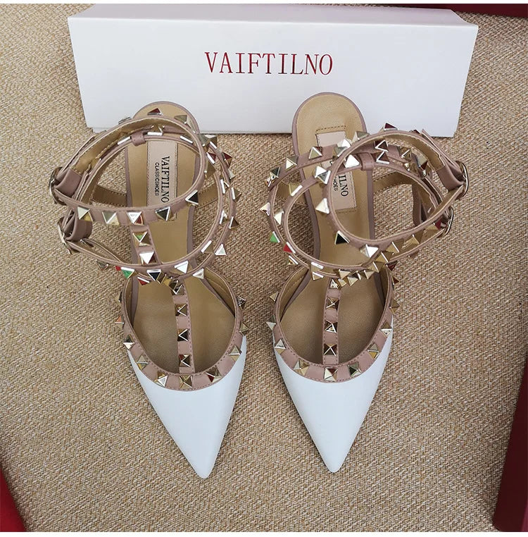 Patent Leather Ankle-Strap Sandals